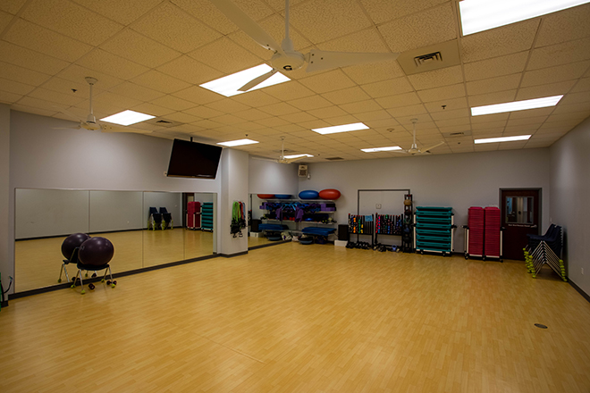 Taylors Rec Group Fitness Room